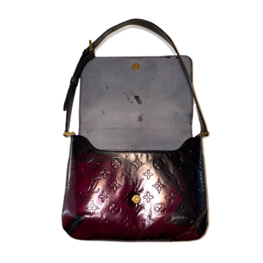 Louis Vuitton Shoulder Bag Monogram Vernis Thompson Street Vintage PROJECT - Picture 9 of 14